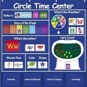 Toddler Circle Time Center Educational Chart